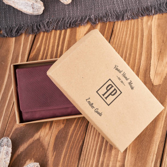 Portfel damski skórzany duży różowy pojemny vintage T-113-HCH