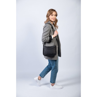 MAŁA SKÓRZANA TOREBKA DAMSKA PAOLO PERUZZI Z-54-BL