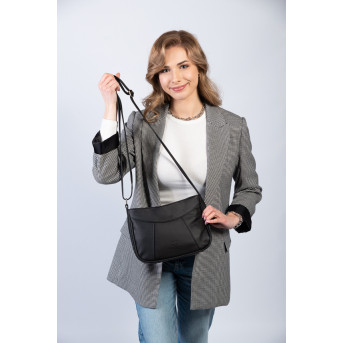 MAŁA SKÓRZANA TOREBKA DAMSKA PAOLO PERUZZI Z-54-BL