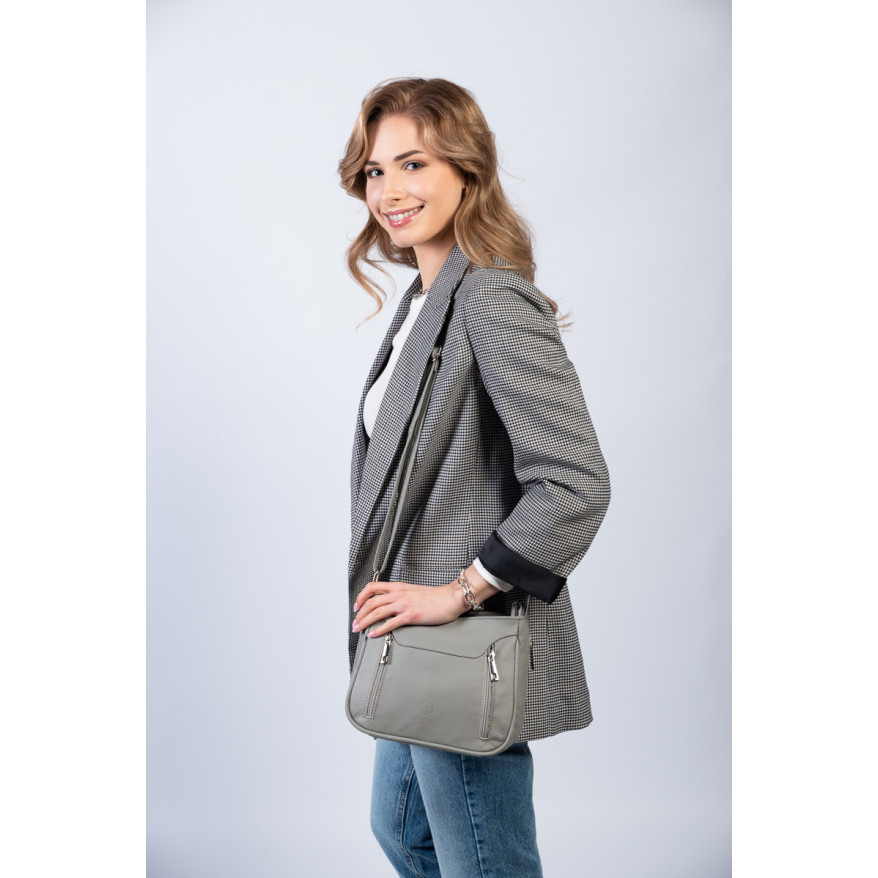 MAŁA TOREBKA DAMSKA  SKÓRZANA PAOLO PERUZZI Z-52-GR