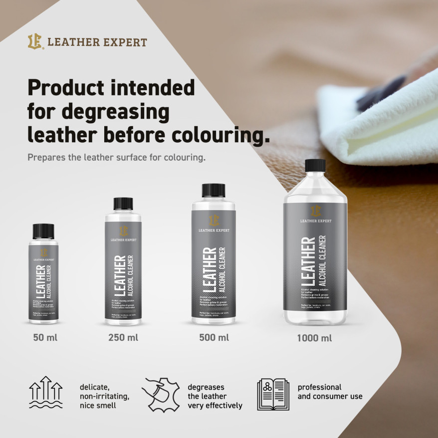 Leather Alcohol Cleaner - odtłuszczacz do skóry 250 ml Leather Expert