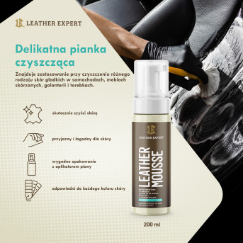 Leather Expert pianka do czyszczenia skóry 200ml LE-13-M200
