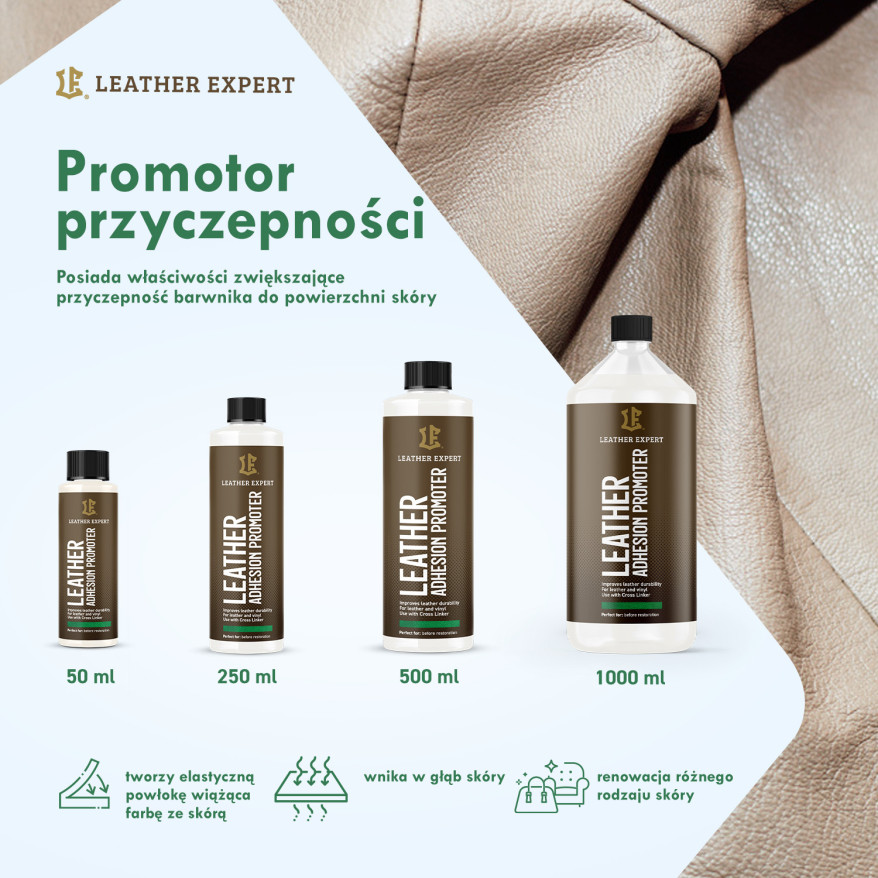 Leather Adhesion Promoter – Promotor Przyczepności Do Skóry 500 ml
