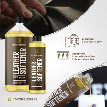 Leather Expert Softener zmiękczanie skór 1000ml LE-15-S1000