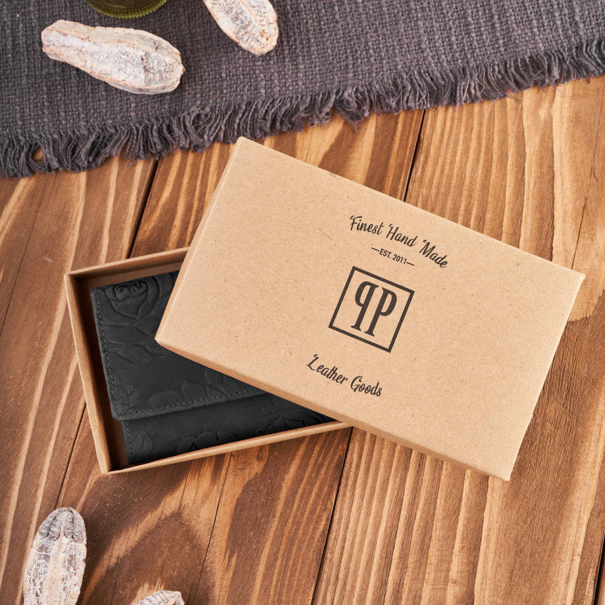 Portfel damski skórzany duży T-107 portfel damski z ochroną kart Paolo Peruzzi