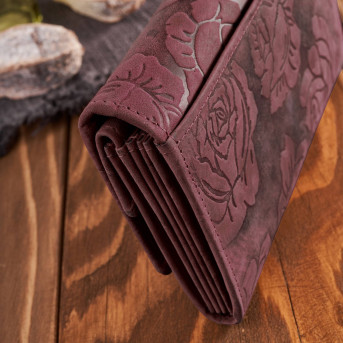 Portfel damski skórzany duży T-107 portfel damski z ochroną kart Paolo Peruzzi