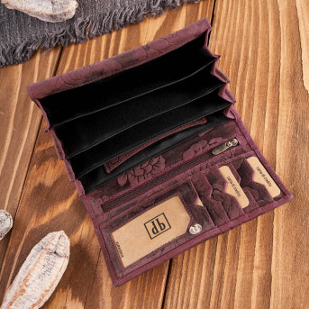 Portfel damski skórzany duży T-107 portfel damski z ochroną kart Paolo Peruzzi