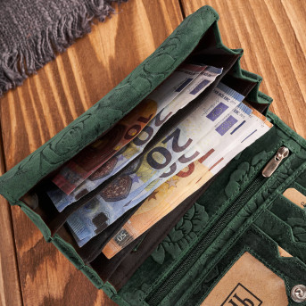 Portfel damski skórzany duży T-107 portfel damski z ochroną kart Paolo Peruzzi