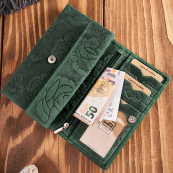 Portfel damski skórzany duży T-107 portfel damski z ochroną kart Paolo Peruzzi