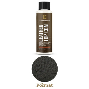 Top Coat Semi Matt lakier bezbarwny do skóry 250ml półmat LE-17-TCSM250