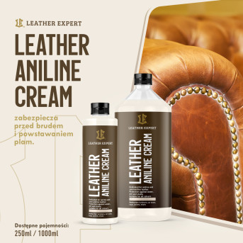 Leather Aniline Cream odżywka do skór anilinowych 1000 ml Leather Expert