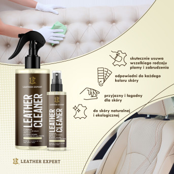 Leather Cleaner – środek do czyszczenia skóry 100 ml Leather Expert