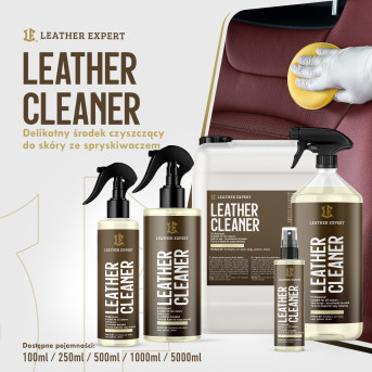 Leather Cleaner – środek do czyszczenia skóry 500 ml Leather Expert