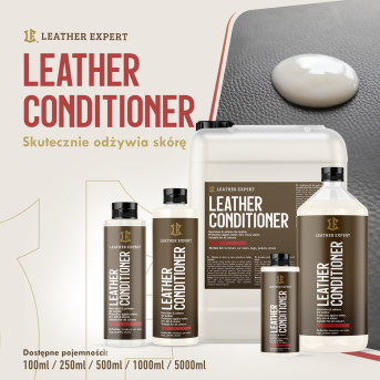 Leather Conditioner – odżywka do skóry naturalne olejki i wosk 1000 ml Leather Expert