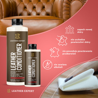 Leather Conditioner – odżywka do skóry naturalne olejki i wosk 500 ml Leather Expert