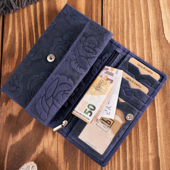 Portfel damski skórzany duży T-107 portfel damski z ochroną kart Paolo Peruzzi