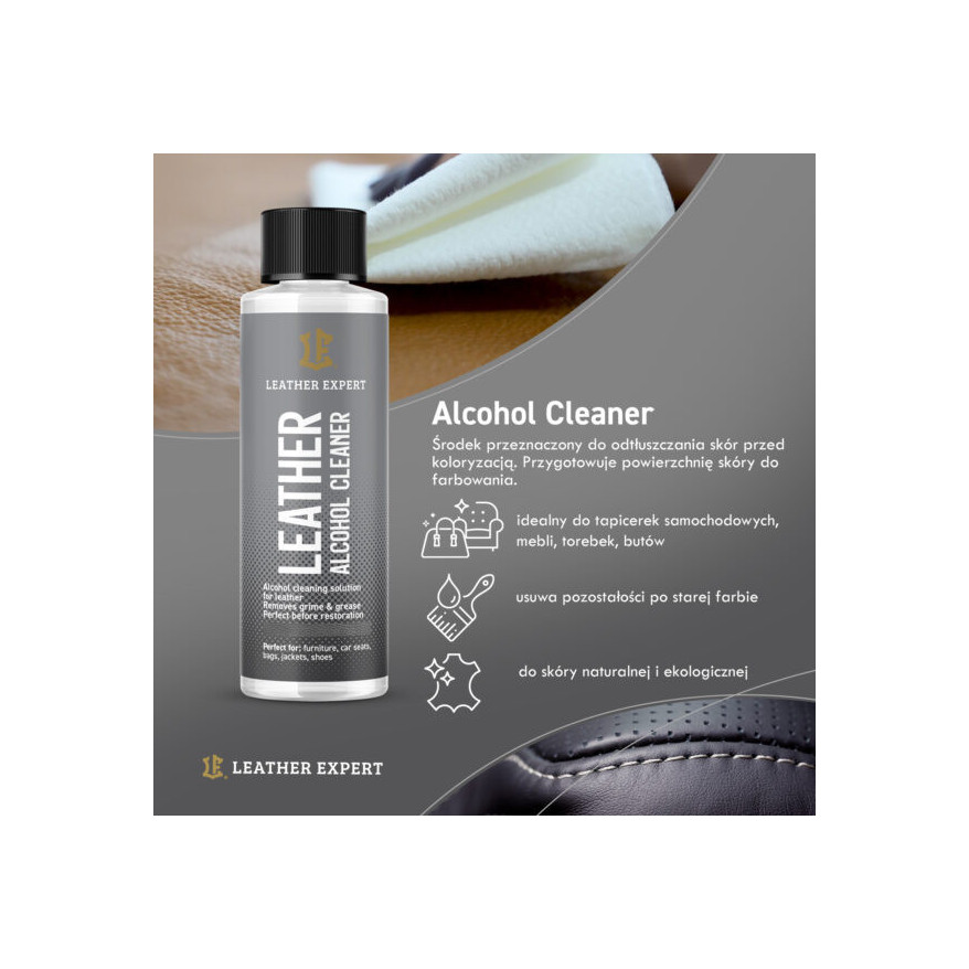 Leather Expert – zestaw do czyszczenia, renowacji i pielęgnacji kierownicy skórzanej LE-18-SW650