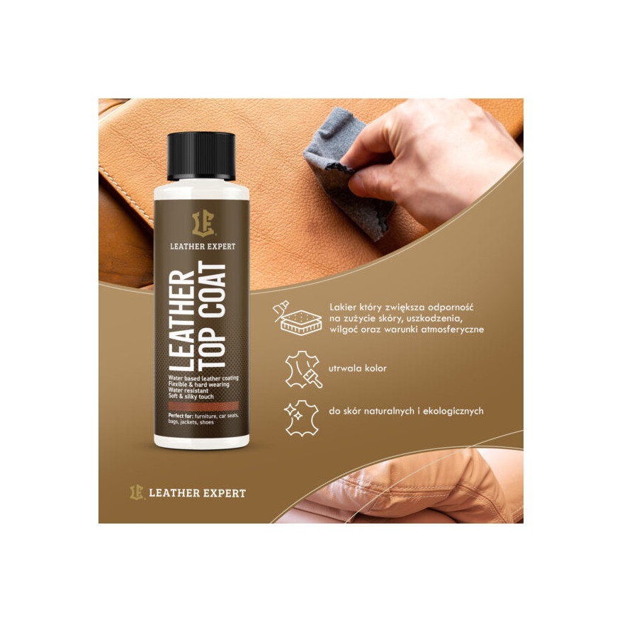 Leather Expert – zestaw do renowacji kierownicy skórzanej LE-18-SW450