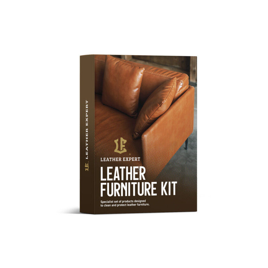 Leather Expert Furniture Kit 2x250ml – zestaw do czyszczenia i pielęgnacji mebli skórzanych LE-18-F2250