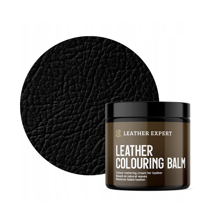 Balsam koloryzujący do skóry naturalnej czarny 100 ml Leather Expert LE-07-CB100B
