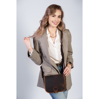 SKÓRZANA TOREBKA DAMSKA NA RAMIĘ PAOLO PERUZZI T-39-BR