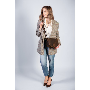 SKÓRZANA TOREBKA DAMSKA NA RAMIĘ PAOLO PERUZZI T-39-LB