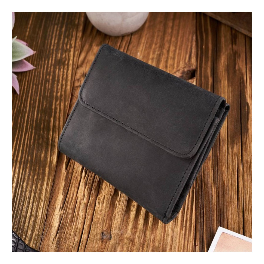 ZESTAW DLA NIEJ ZUP-64-BL: PORTFEL SKÓRZANY T-11 I ETUI NA KLUCZE T-51