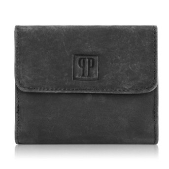 ZESTAW DLA NIEJ ZUP-64-BL: PORTFEL SKÓRZANY T-11 I ETUI NA KLUCZE T-51