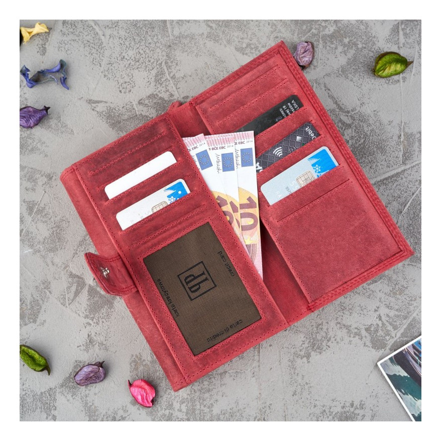 ZESTAW PREZENTOWY ZUP-37-RD PORTFEL SKÓRZANY T-05 I ETUI T-51