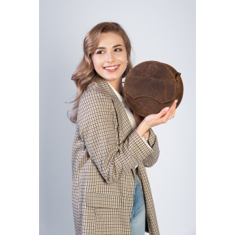 Torebka damska mała T-92-LB torebka damska skórzana na ramię Paolo Peruzzi