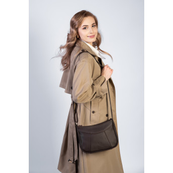 SKÓRZANA TOREBKA DAMSKA NA RAMIĘ PAOLO PERUZZI Z-54-BR