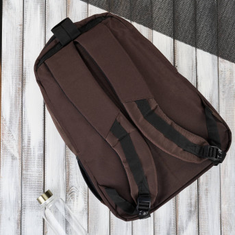 Plecak męski na laptopa do pracy T-120 plecak męski sportowy brązowy Paolo Peruzzi