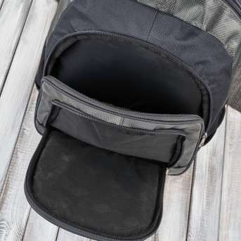 Plecak męski na laptopa do pracy T-120 plecak męski sportowy szary Paolo Peruzzi