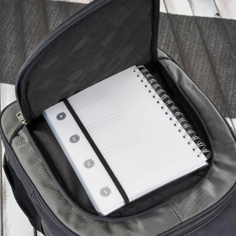 Plecak męski na laptopa do pracy T-120 plecak męski sportowy szary Paolo Peruzzi