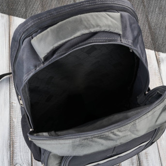 Plecak męski na laptopa do pracy T-120 plecak męski sportowy szary Paolo Peruzzi