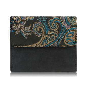 Portfel damski skórzany mały T-11-G i listonoszka damska na ramię T-63-G