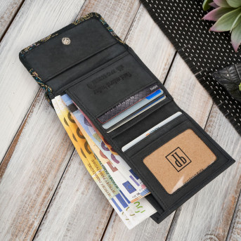 Portfel damski skórzany mały T-11-G i listonoszka damska na ramię T-63-G