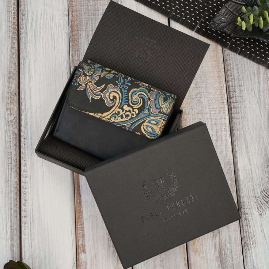 Portfel damski skórzany mały T-11-G i listonoszka damska na ramię T-63-G