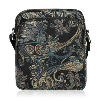 Portfel damski skórzany mały T-11-G i listonoszka damska na ramię T-63-G