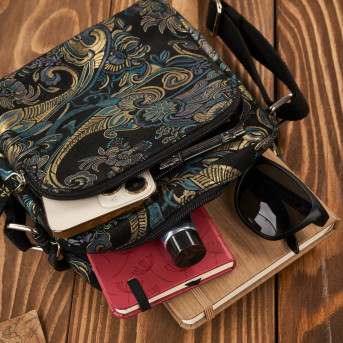 Saszetka nerka damska skórzana T-36-G listonoszka damska T-63-G