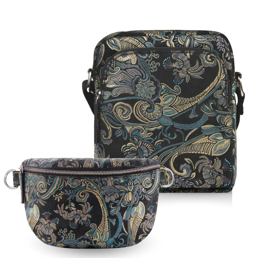 Saszetka nerka damska skórzana T-36-G listonoszka damska T-63-G