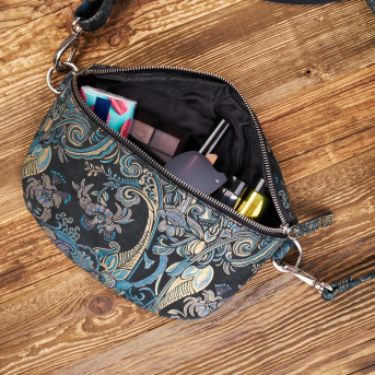 Saszetka nerka damska skórzana T-36-G listonoszka damska T-63-G