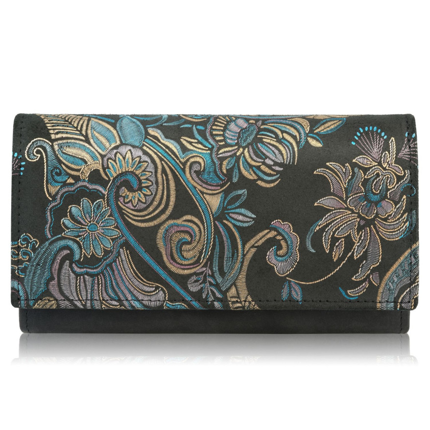 Portfel damski skórzany mały T-09-G i listonoszka damska na ramię T-63-G