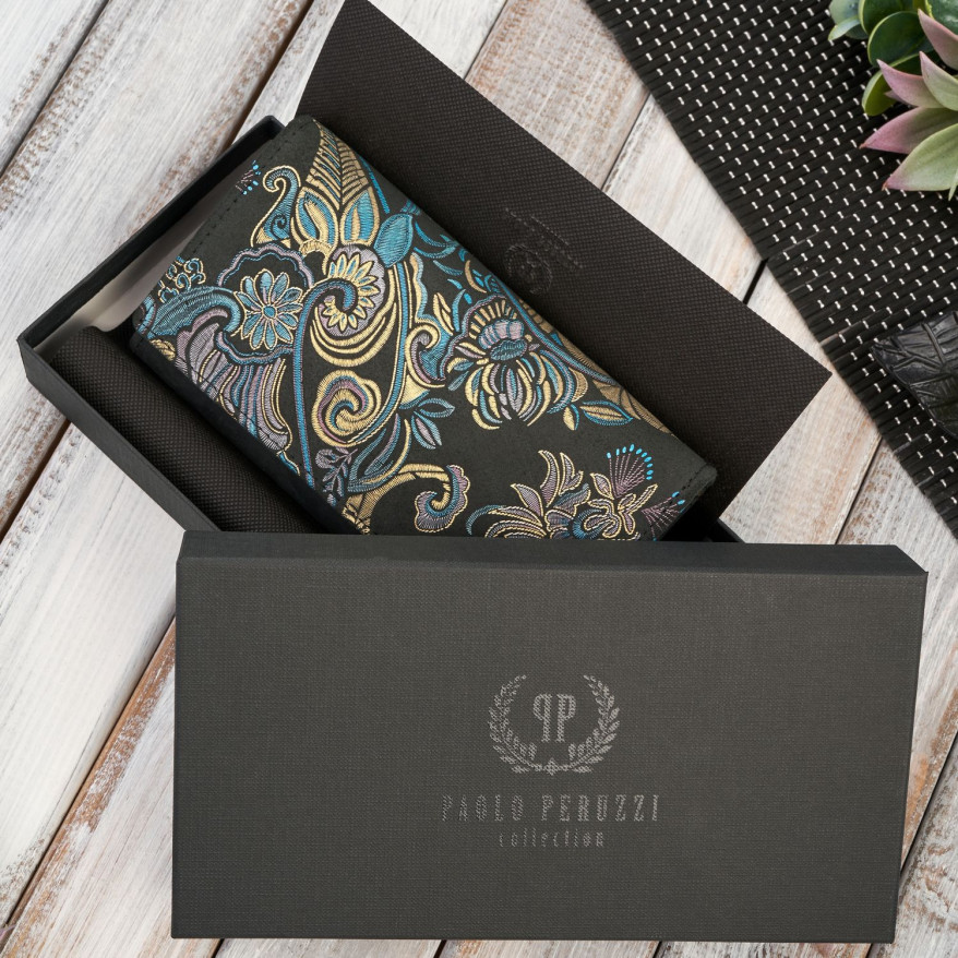 Portfel damski skórzany mały T-09-G i listonoszka damska na ramię T-63-G