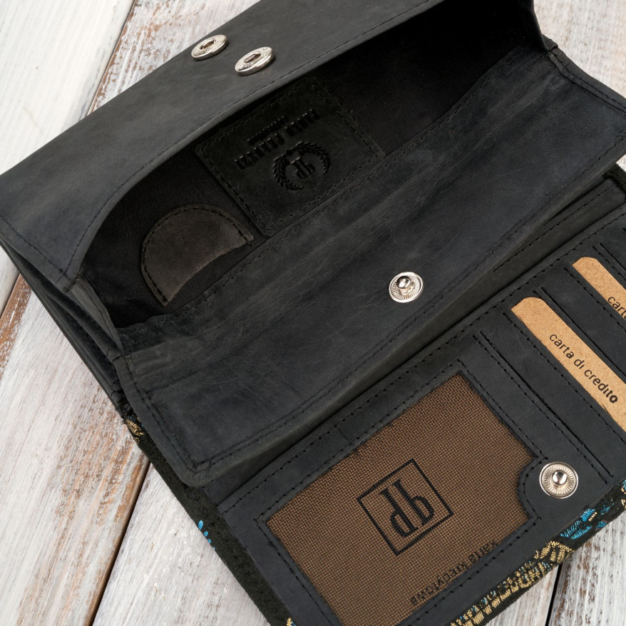 Portfel damski skórzany mały T-09-G i listonoszka damska na ramię T-63-G