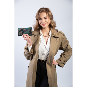 Portfel damski skórzany T-09-G i plecak damski skórzany miejski T-18-G