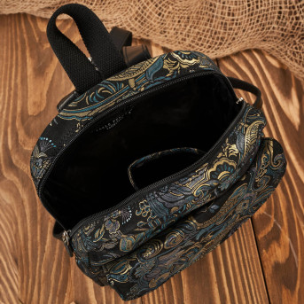 Portfel damski skórzany T-09-G i plecak damski skórzany miejski T-18-G