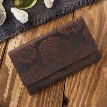 Portfel damski skórzany duży T-107 portfel damski z ochroną kart Paolo Peruzzi