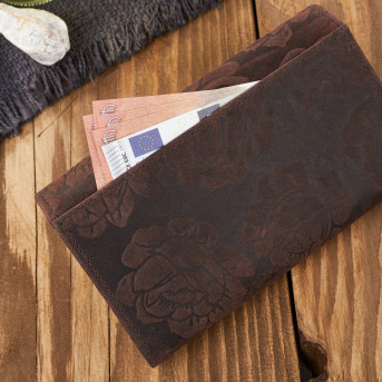 Portfel damski skórzany duży T-107 portfel damski z ochroną kart Paolo Peruzzi