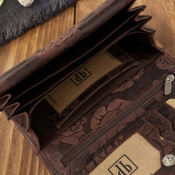 Portfel damski skórzany duży T-107 portfel damski z ochroną kart Paolo Peruzzi